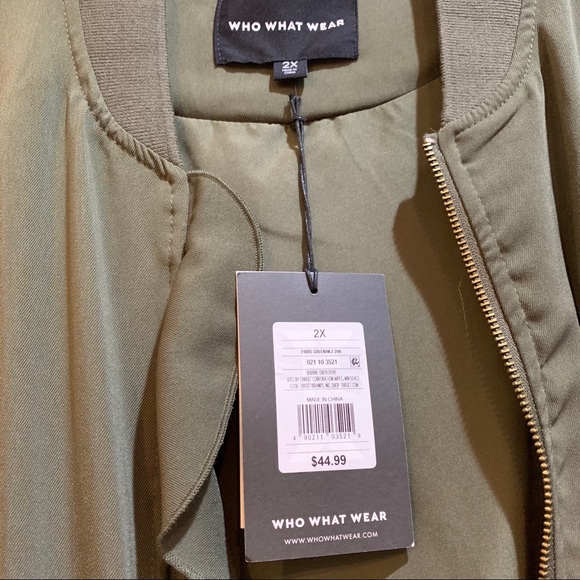 Olive Green Casual Jacket - Picture 4 of 4